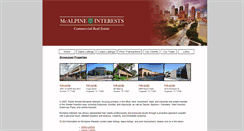 Desktop Screenshot of mcalpineinterests.com
